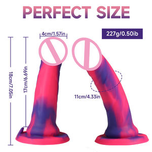 Dildos für Frauen Weibliche Mastur batoren Sexspielzeug für Erwachsene Silikon ohne Batterie Gelee Saugnapf <span class=keywords><strong>Dildo</strong></span> Durchschnitt licher <span class=keywords><strong>Dildo</strong></span> Kein Ei - Product Image 3