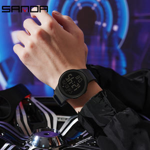 <span class=keywords><strong>Montre</strong></span> électronique SANDA 2151, nouvelle <span class=keywords><strong>montre</strong></span> à grand écran, monocœur, lumineuse, étanche, tendance coréenne, <span class=keywords><strong>montre</strong></span> numérique pour garçon, mode - Product Image 4