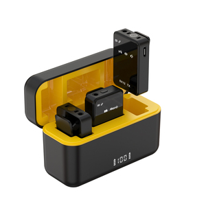 Micro không dây SX12 2 Kéo + hộp sạc Micro thu sóng radio ngoài trời Micro không dây radio trực tiếp - Product Image 3