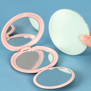 SUNSHING <b>Foldable</b> Makeup <b>Mirror</b> Portable Travel Small Jewelry Earring Storage Box With <b>Mirror</b> Keychain Mini Purse <b>Mirror</b> - Product Image 3