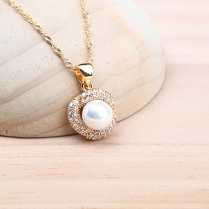 Pearls 925 <b>Silver</b> Jewelry <b>Sets</b> for Women 18K Gold Color Bridal Wedding CZ Earrings <b>Ring</b> Bracelet Pendant Necklace <b>Set</b> - Product Image 4