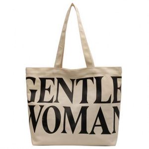 <b>Canvas</b> Tote Bag Women Travel Single Shoulder Reusable Shopping Bag Wholesale - Product Image 1