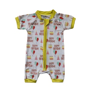 Bambine Senape Boutique di Biancheria di Cotone Della Tuta Del Bambino Del Pagliaccetto - Product Image 1