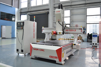 Routeur CNC 4 axes ATC 1325 pour la sculpture sur bois, machine CNC ATC pour le bois avec broche rotative à 180 degrés