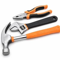Ensemble d'outils à main pour la maison, 21 pièces, en acier au carbone, kit de réparation avec boîte à outils pour la réparation à domicile, la mécanique, l'atelier, l'entretien