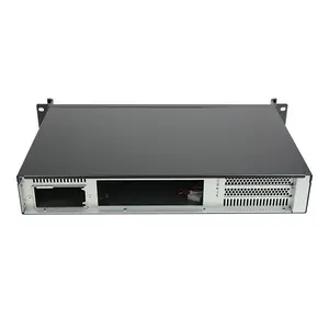 Cass 1.5U Para Montagem Em Rack de Servidor com 3.5 polegadas HDD Caso Chassi Do Servidor De Armazenamento com SFX PSU Mini-itx