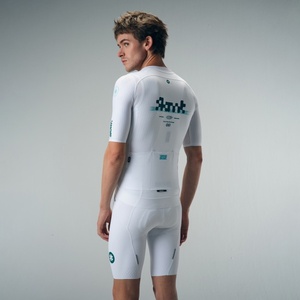 Maglia da Ciclismo da <span class=keywords><strong>Uomo</strong></span> <span class=keywords><strong>per</strong></span> <span class=keywords><strong>Bici</strong></span> da Strada, Asciugatura Rapida, Traspirante, <span class=keywords><strong>Pantaloncini</strong></span> da Corsa Bianchi, Abbigliamento da Ciclismo Disponibile nelle Taglie Large/Extra Large - Product Image 6