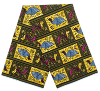 Tissu en coton peigné 100 % tissé, motif batik africain, type Dobby, en cire, Ankara, pour chemises, costumes et rideaux pour garçons - Collection 2026