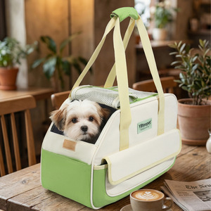 Bolsa de transporte para mascotas YBtoopet, bolsa de hombro de nailon de gran capacidad para viajes al aire libre, para perros y gatos, con ventana de malla para mascotas pequeñas - Product Image 4