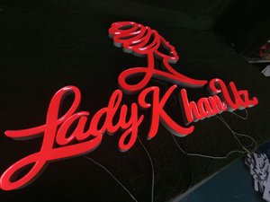 Custom Acrylic LED Neon Sign Jelly <b>Letter</b> Sign <b>Light</b> <b>Box</b> Marquee Sign for Company Sign Wedding Club Event Decor - Product Image 2