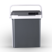 CITICITY Nevera Portátil Termoeléctrica Solar de 18L, DC 12V AC 120V/220V, con Función de Calefacción y Refrigeración, para Uso Doméstico y en Automóvil
