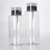 Bouteilles de pompe en plastique de luxe 100ml 120ml 150ml 200ml pour le dissolvant de vernis à ongles de maquillage de Toner de peau pour les yeux avec bouchon à vis