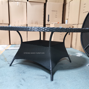 Patio <strong>Garden</strong> Furniture Outdoor Dinning <strong>Table</strong> <strong>and</strong> <strong>Chair</strong> Set <strong>Round</strong> Rattan <strong>Table</strong> <strong>6</strong> <strong>Seater</strong> <strong>6</strong> <strong>Seater</strong> Woven Rope Outdoor Dining Set - Product Image 6