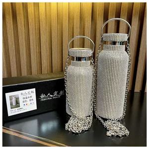 Vaso Aislado Ecológico de Acero Inoxidable Decorado con Diamantes de Imitación de Lujo, Botella de Agua Brillante con Diamantes, Taza de Viaje Portátil 12-24 - Product Image 6