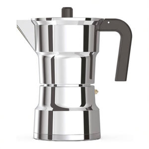 Cafetera de Aluminio 6 Tazas SOLIDEXPRESS Inducción Cromo Pulido 1656NEW - Product Image 2