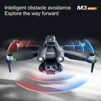 Nouveau Drone Jouet M3 Ultra Mini Sans Balais, Quadricoptère RC Anti-Collision avec Télécommande à Écran, Drones Portables pour Débutants avec Caméra