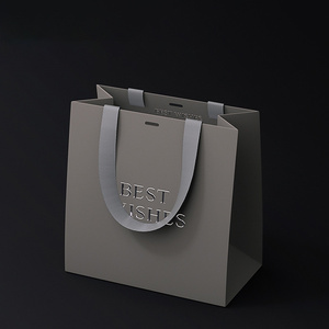 Bolsas de papel de regalo con logotipo impreso personalizado Bolsas de papel blanco de impresión al por mayor Bolsas de papel de alta calidad con su propio logotipo - Product Image 6