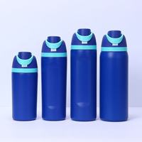 Nouvelle tasse isotherme sportive en acier inoxydable avec couvercle pop-up, pour hommes et femmes, utilisation en voiture/extérieur, couvercle élégant à double ouverture, 900 ml