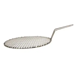 Hot Sale BBQ Barbecue Stainless Steel Round Grill Mesh Removable Folding Bbq Wire Mesh