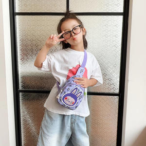 かわいい Bubu 子供用 バックパック キュート ミニ チェストバッグ クロスボディ カートゥーン 小銭入れ キッズ 誕生日プレゼント メッセンジャーバッグ - Product Image 2