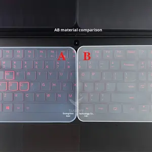 Vente en gros Housse universelle pour <span class=keywords><strong>clavier</strong></span> d'ordinateur portable 14 pouces/15.6 pouces Housse de <span class=keywords><strong>protection</strong></span> en <span class=keywords><strong>silicone</strong></span> étanche - Product Image 5