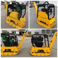 Compacteur à plaques d'occasion Modèle FPC-220 Moteur 5,5 CV Poids 235 kg Plaque de compactage 450x810 mm Marche avant/arrière Haute efficacité