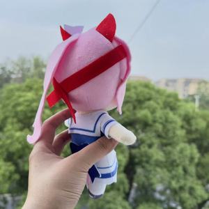 ตุ๊กตาน่ารักเดอร์บี้สำหรับเด็กผู้หญิงขนาด20ซม. ทำจากวัสดุที่ช่วยบรรเทาความเครียดในวันเกิดคล้ายดอกพีช - Product Image 3