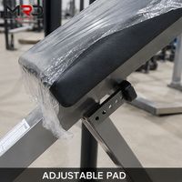 Máquina de remo prona con carga de placas comercial, equipo de entrenamiento de fuerza para espalda y pecho para gimnasios y centros de fitness