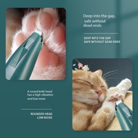 Tondeuse électrique rechargeable pour animaux de compagnie avec design anti-rayures pour chiens et chats