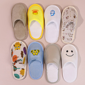 Pantuflas Infantiles <span class=keywords><strong>de</strong></span> Algodón Antideslizantes para Hotel, Pantuflas Desechables para <span class=keywords><strong>Niños</strong></span>, Venta al Por Mayor <span class=keywords><strong>de</strong></span> Fábrica - Product Image 4