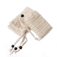Sac de rangement exfoliant personnalisé en coton avec cordon de serrage pour savon et produits corporels, idéal pour la salle de bain et la douche, avec étiquette – Offre Spéciale