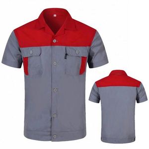 Design Cold Cotton Durable Security Uniform Support Sample Buttons Shirt Windproof Embroidery Print Custom Made Work Clothes - Product Image 3