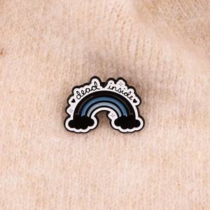 Broche « <span class=keywords><strong>Dead</strong></span> Inside » en métal, badge créatif avec lettres anglaises, bijoux, accessoires de vêtements - Product Image 4