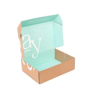 Meilleur prix pour boîte à courrier en carton ondulé personnalisée, boîte cadeau de différentes couleurs, boîte en papier avec impression de logo pour l'emballage - Product Image 1