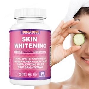 Cápsulas Blanqueadoras de Piel con 8000mg de Glutatión para Manchas Oscuras, Suplemento Blanqueador, Productos para Blanquear la Piel Rápidamente - Product Image 3