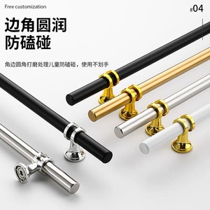 Tiradores de Acero Inoxidable para Gabinetes, Color Plata, Negro y Dorado, Modernos y Minimalistas, para Armarios, Cocinas y Cajones - Product Image 2