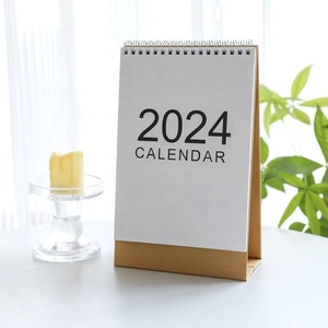 Zeamor 2024 Bảng Lịch Tùy Chỉnh Đơn Giản Bìa Sinh Thái Dây Ràng Buộc Vòng Bàn Lịch - Product Image 6