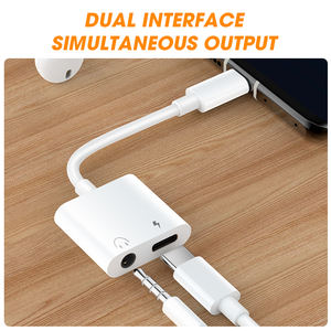 <span class=keywords><strong>Adaptateur</strong></span> de chargeur de casque USB C vers 3.5mm Type C vers câble Dongle de prise auxiliaire avec charge rapide pour téléphone 15Pro - Product Image 6