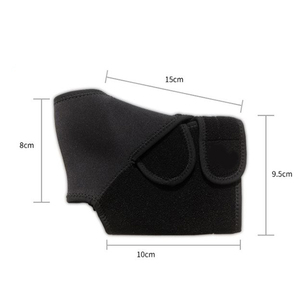 Soporte de tobillo de neopreno transpirable de compresión ajustable <span class=keywords><strong>para</strong></span> mujeres y hombres - Product Image 4