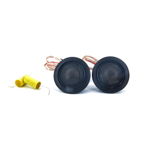 ลำโพงทวีตเตอร์ในรถยนต์ 35 มม. 12V 4 โอห์ม คอยล์เดี่ยว ตอบสนองความถี่สูง ใช้ได้กับรถยนต์ทั่วไป สีดำ คู่ - Product Image 1
