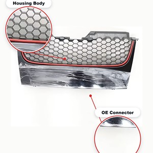 Griglia di Aspirazione in Rete Modificata per Volkswagen <span class=keywords><strong>Golf</strong></span> 5 <span class=keywords><strong>GTI</strong></span>, Plastica ABS, Senza Etichetta, Produzione all'Ingrosso in Cina, OEM - Product Image 3