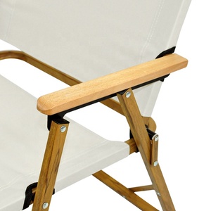 Silla Plegable Portátil Ligera de Hierro, Oxford Resistente y Ecológico, con Acabado de Grano de Madera, para Jardín, Picnic, Camping, Parque, Escuela, Gimnasio - Product Image 4