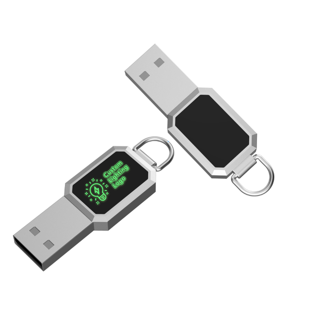 New Arrival 2025 USB Flash Drives Custom LED Light Logo 8GB/16GB/1GB Thumb Pendrive Car Key USB 2.0 CE Certified Wholesale
