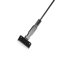 Kit d'outils de nettoyage d'aquarium 6-en-1 |   Grattoir à algues, brosse éponge, râteau à gravier et épuisette, manche extensible pour l'entretien des aquariums