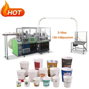 Fully Automatic Coffee Cup Making Machine Disposable food milk drink Paper Cups Forming Make Machines