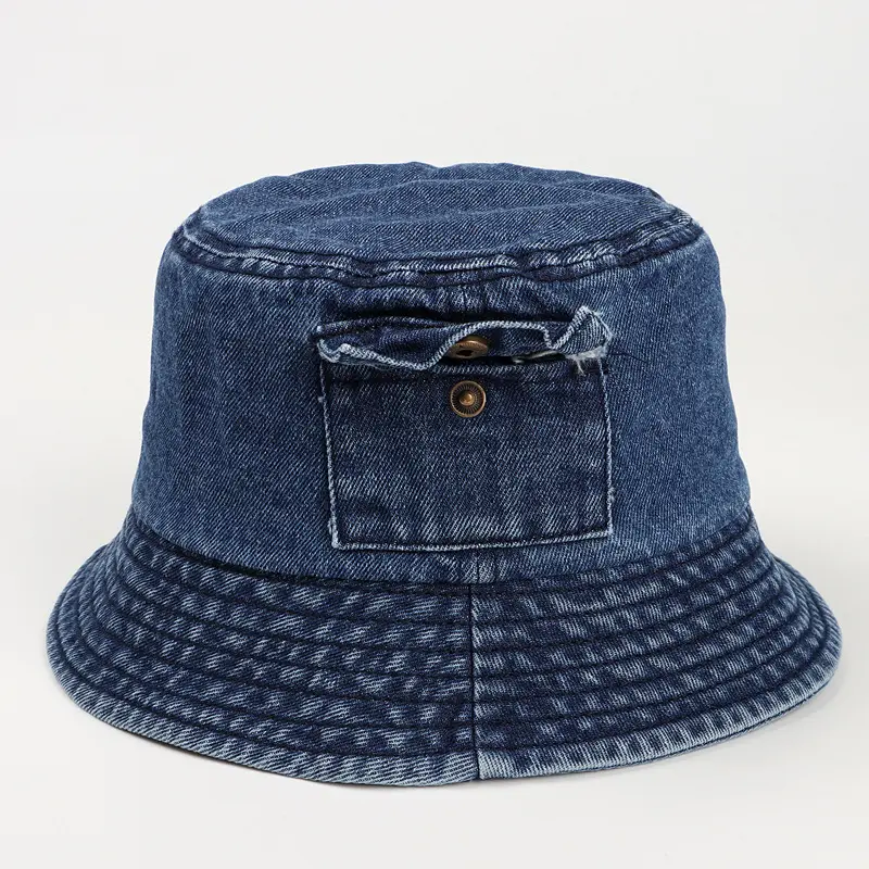 قبعات دينم جديدة صيفية معدة بغطاء صغير جيب مجوف قبعة واقية من الشمس مصنع بالجملة
