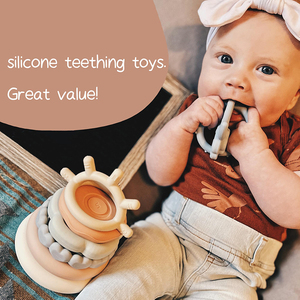 Giocattolo Impilabile in Silicone Personalizzabile per Natale Facile da Afferrare Forma di Sole Luna Nuvola Senza BPA Giocattolo Sensoriale per Neonati - Product Image 3