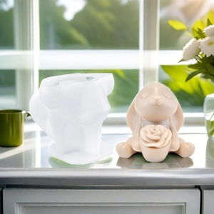 Molde para Velas de Pascua de Alta Calidad, Diseño Innovador, Portavelas con Forma de Conejo, Molde de Silicona para Pascua - Product Image 5