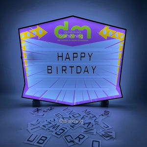 बार पार्टी की आपूर्ति लोगो ऐक्रेलिक रिचार्जेबल rgb फ्लैश द्वारा हस्ताक्षर पत्र बोर्ड विवाह व्यापार कार्यक्रम प्रदर्शन रैक - Product Image 4