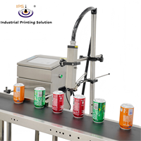 Impresora Industrial IPS-C9650 Fácil de Usar para Codificación de Botellas de Vidrio, Máquina de Códigos de Barras y Números de Serie